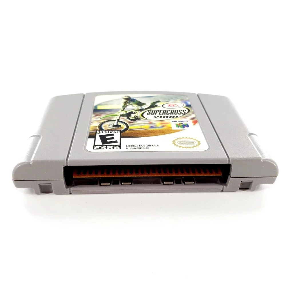 Supercross 2000 (Nintendo 64, 1999) Authentic Complete w/ Box & Manual Tested
